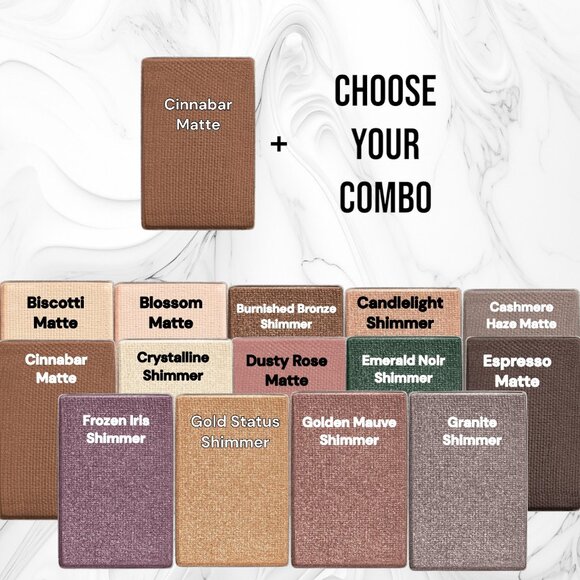 Cinnabar Matte Chromafusion Eye Shadow - Bundle 2 - Choose Your Combo - Picture 1 of 15